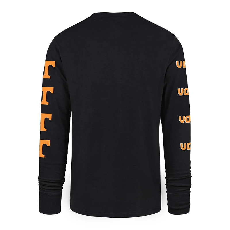 Men's '47  Black Tennessee Volunteers Go Big Long Sleeve T-Shirt