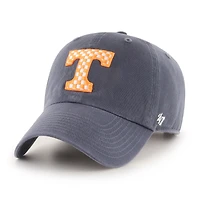 Men's '47  Charcoal Tennessee Volunteers Clean Up Adjustable Hat