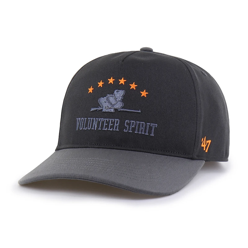 Men's '47 Graphite/Gray Tennessee Volunteers Smokey Grey Hitch 2-Tone Adjustable Hat