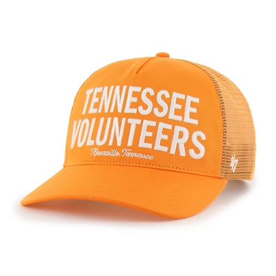 Casquette trucker ajustable Tennessee Volunteers orange '47' contemporaine.