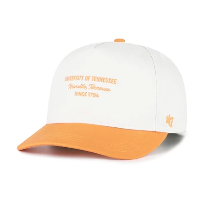 Casquette ajustable bicolore Tennessee Volunteers '47 blanche pour homme
