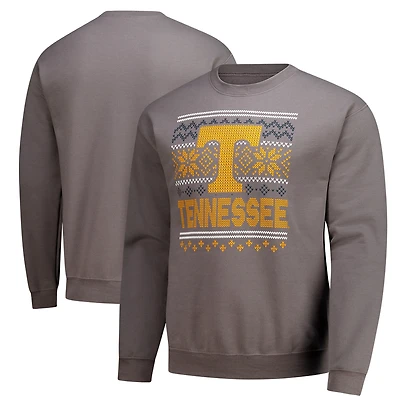 Sweat-shirt polaire anthracite pour homme Tennessee Volunteers, collection Fêtes