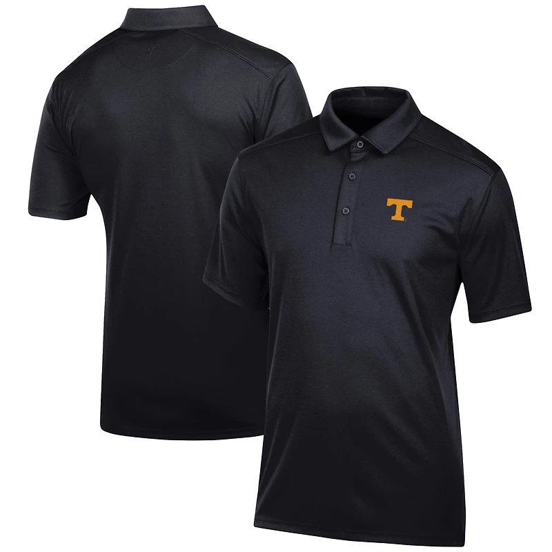 Men's Black Tennessee Volunteers Classic Jacquard Polo