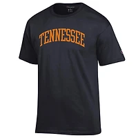 Men's Champion  Black Tennessee Volunteers Basic Arch T-Shirt