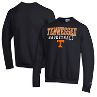 Sweat-shirt ras du cou noir Champion pour homme, équipe de basket-ball des Tennessee Volunteers