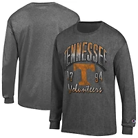 Men's Champion  Charcoal Tennessee Volunteers Bold Long-Sleeve T-Shirt