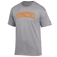 Men's Champion  Heather Gray Tennessee Volunteers Basic Arch T-Shirt
