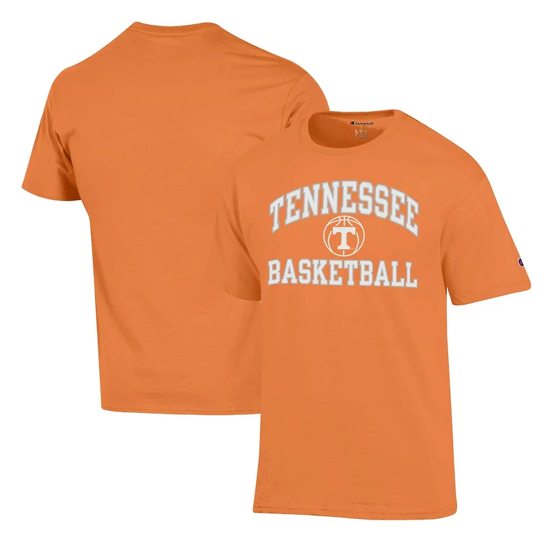 Men's Champion Tennessee Orange Volunteers Basketball Icon T-Shirt