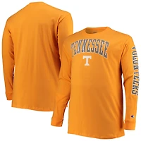 Men's Champion Tennessee Orange Volunteers Big & Tall 2-Hit Long Sleeve T-Shirt