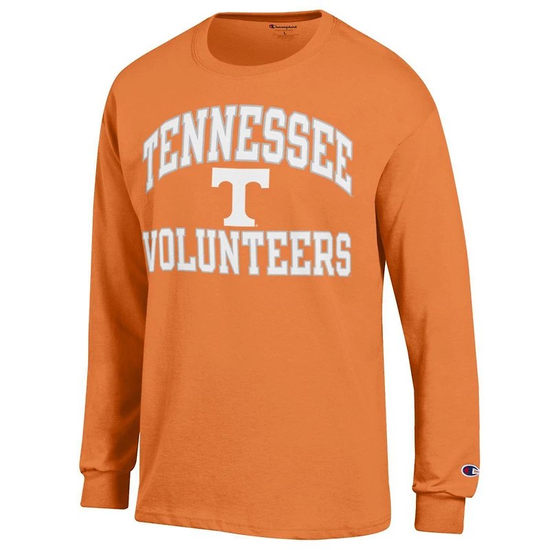 Men's Champion Tennessee Orange Volunteers High Motor Long Sleeve T-Shirt