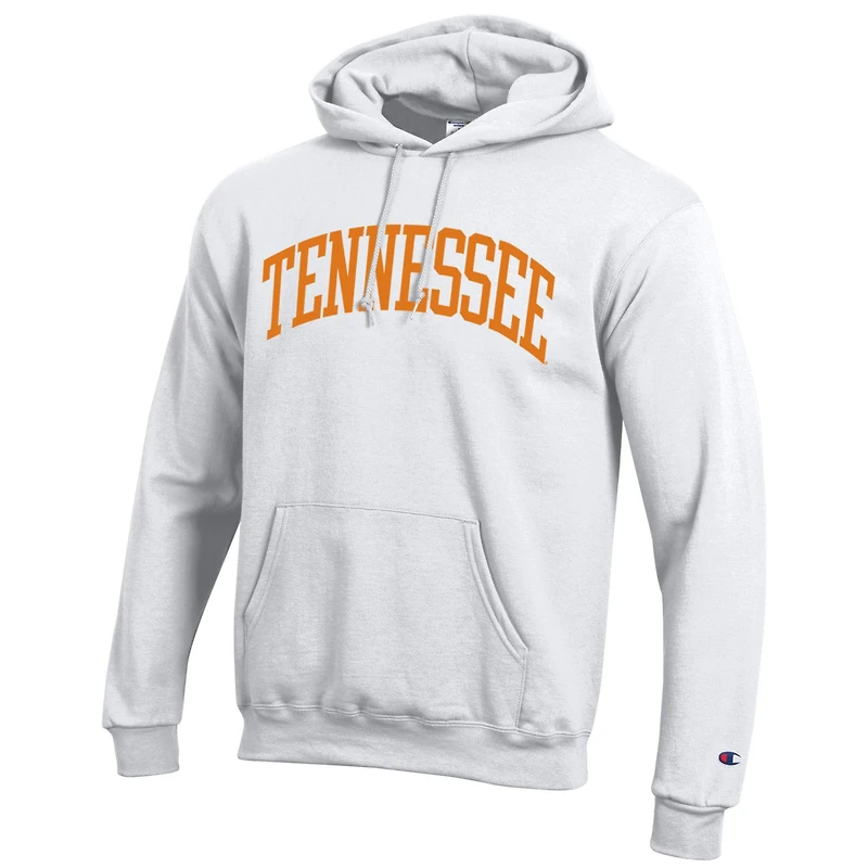 Men's Champion  White Tennessee Volunteers Basic Arch Fleece Pullover Hoodie