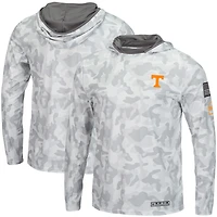Colosseum Arctic Camo Tennessee Volunteers OHT Military Appreciation Sweat à capuche manches longues pour homme