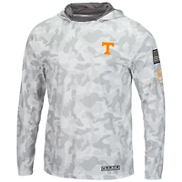 Colosseum Arctic Camo Tennessee Volunteers OHT Military Appreciation Sweat à capuche manches longues pour homme