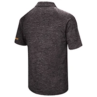 Colosseum Black Tennessee Volunteers Big & Tall Down Swing Polo pour homme