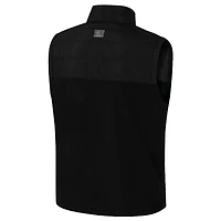 Men's Colosseum  Black Tennessee Volunteers Block The Sun Full-Zip Vest