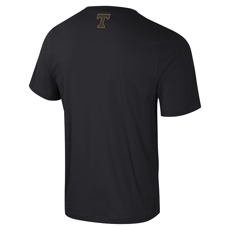 T-shirt Colosseum Black Tennessee Volunteers Color Pop Active Blend pour hommes