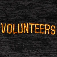 Men's Colosseum Black Tennessee Volunteers Down Swing Polo