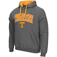 Sweat à capuche Colosseum Charcoal Tennessee Volunteers Big & Tall Arch Logo 2.0 pour homme