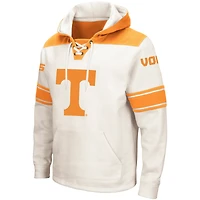 Sweat à capuche lacets Colosseum Tennessee Volunteers 2.0 pour hommes, crème