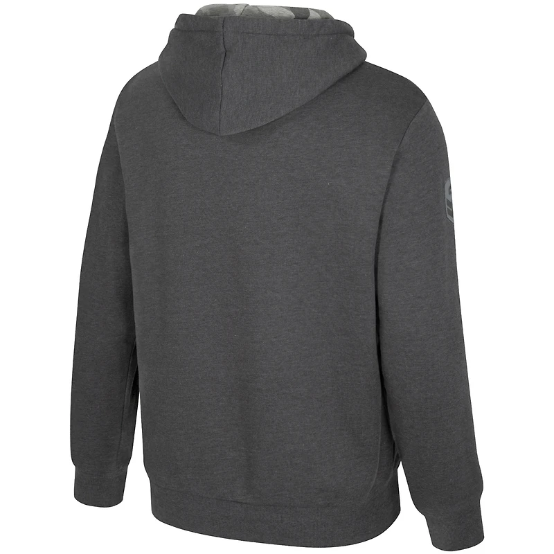 Sweat à capuche pour homme Colosseum Heather Charcoal Tennessee Volunteers Operation Hat Trick Squad