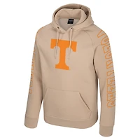 Men's Colosseum Tan Tennessee Volunteers Big Break Raglan Hoodie