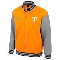 Men's Colosseum Tennessee Orange Volunteers Ambi-Turner Full-Zip Varsity Jacket