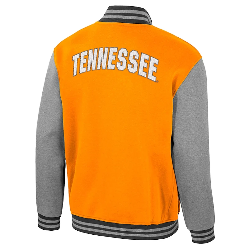 Men's Colosseum Tennessee Orange Volunteers Ambi-Turner Full-Zip Varsity Jacket