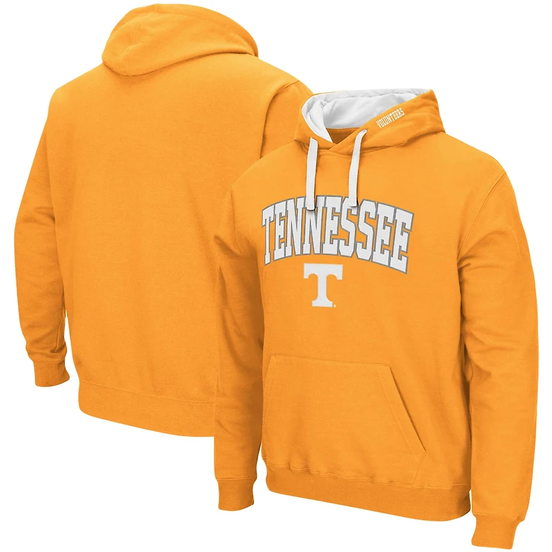 Men's Colosseum Tennessee Orange Volunteers Big & Tall Arch Logo 2.0 Pullover Hoodie