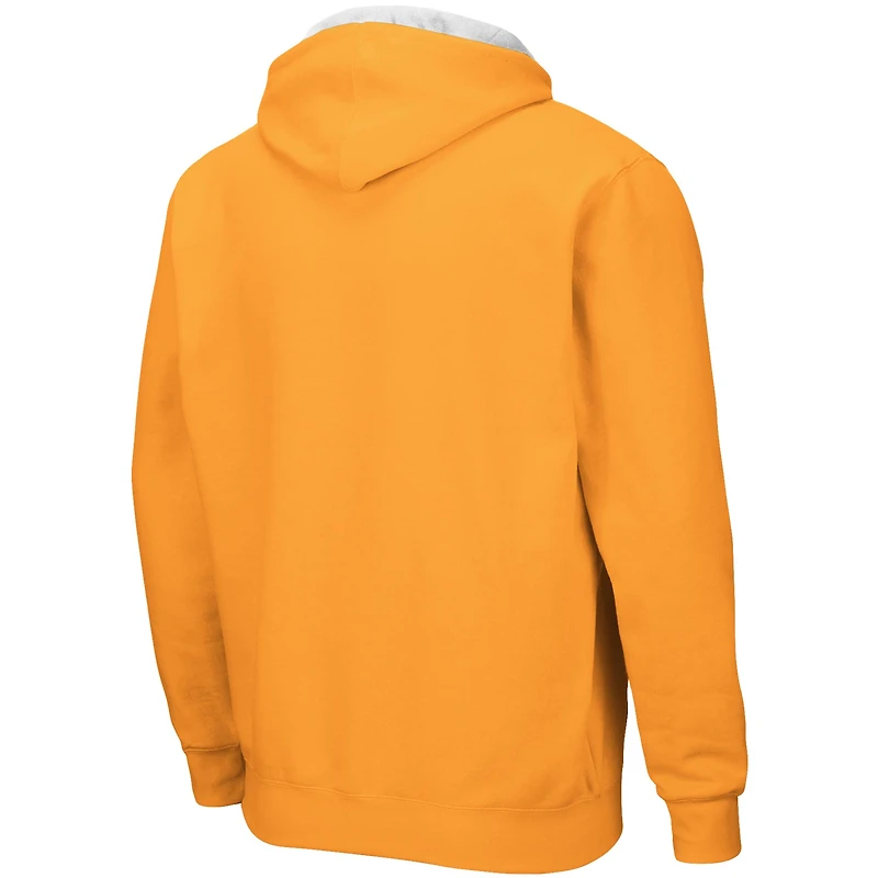 Men's Colosseum Tennessee Orange Volunteers Big & Tall Full-Zip Hoodie