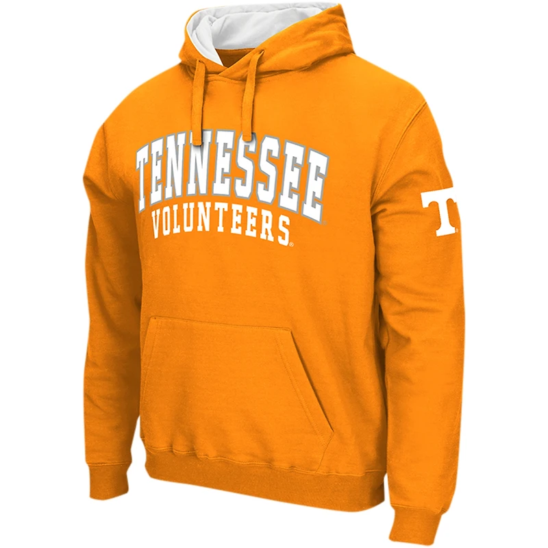 Men's Colosseum Tennessee Orange Volunteers Double Arch Pullover Hoodie
