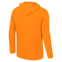 Men's Colosseum Tennessee Orange Volunteers Logo Lockup Active Blend Long Sleeve  T-Shirt Hoodie