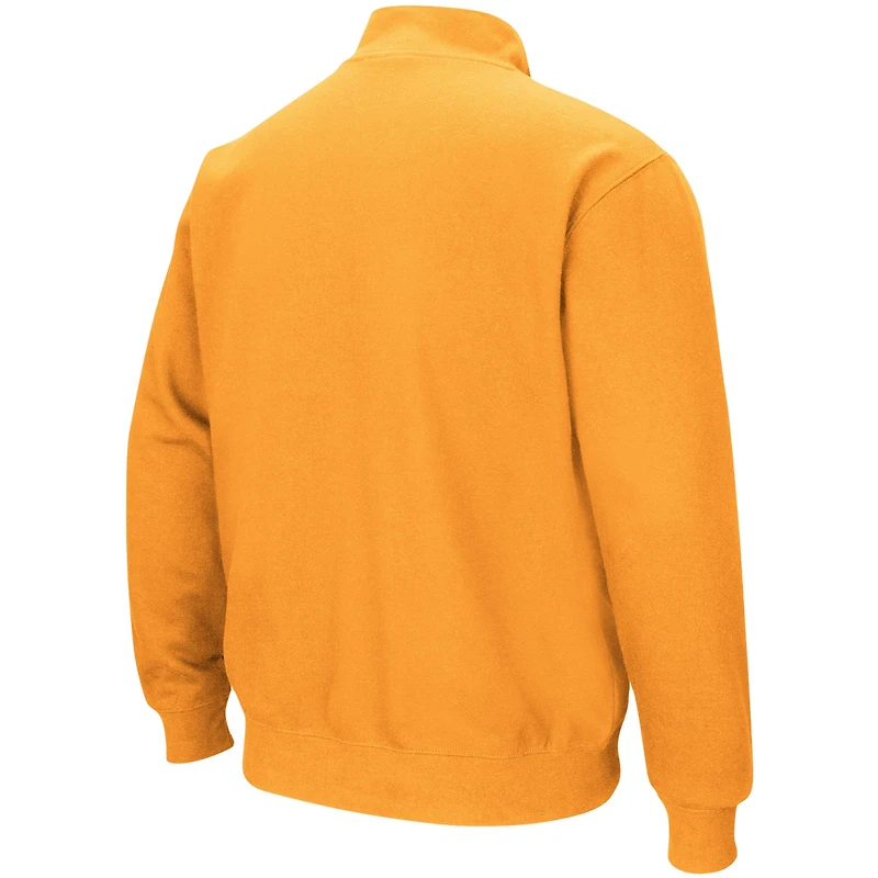 Veste à col zippé Colosseum Tennessee Orange Volunteers Tortugas Logo pour homme
