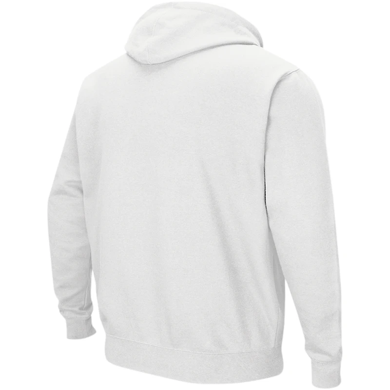 Men's Colosseum White Tennessee Volunteers Double Arch Pullover Hoodie