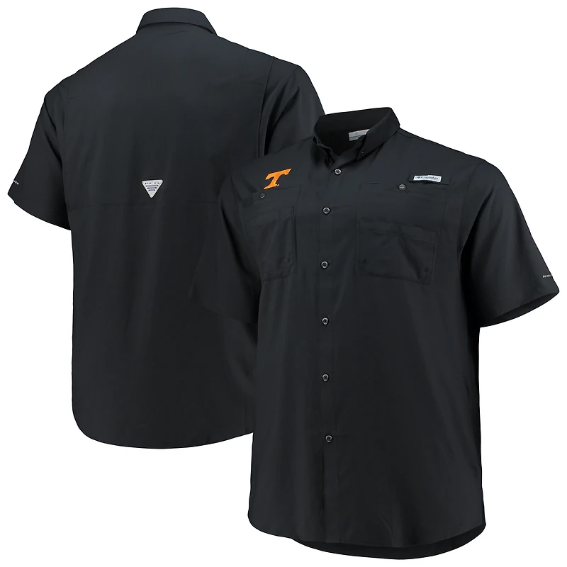 Chemise boutonnée Columbia blanche Tennessee Volunteers pour homme, grande taille, Tamiami Omni-Shade