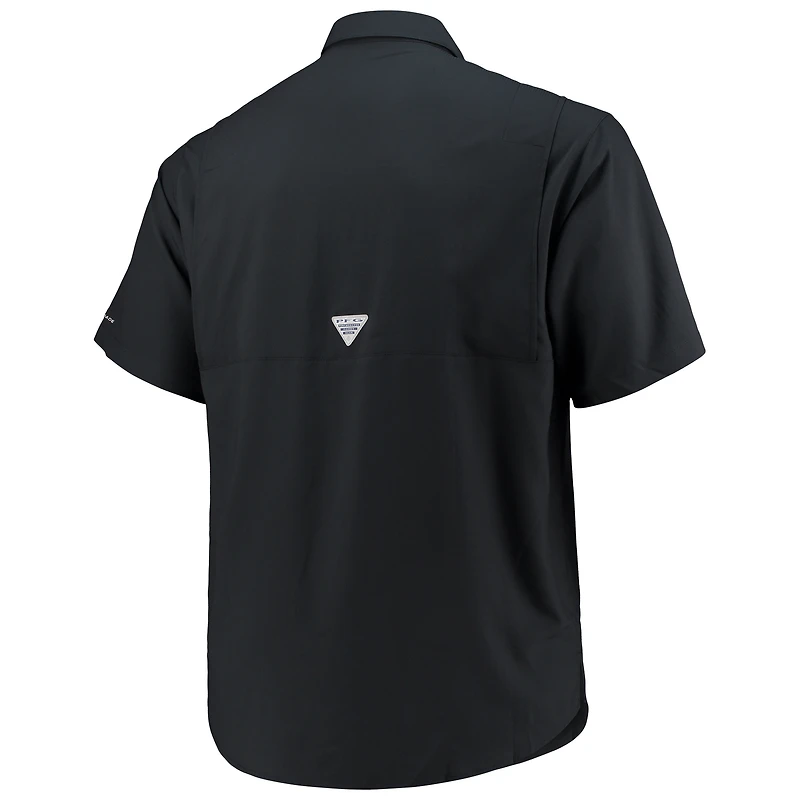 Chemise boutonnée Columbia blanche Tennessee Volunteers pour homme, grande taille, Tamiami Omni-Shade