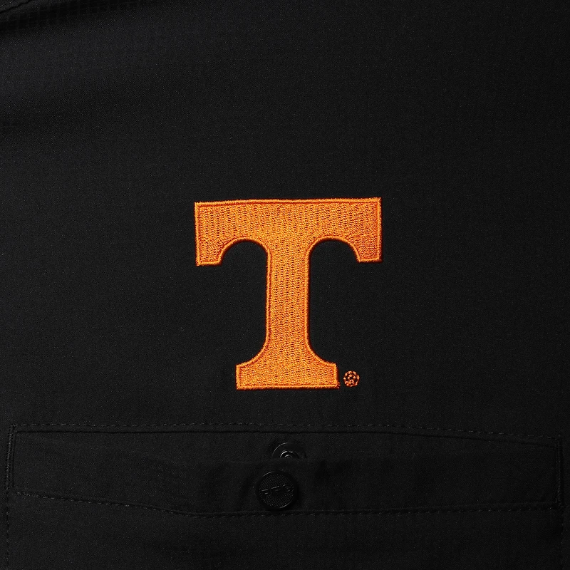 Chemise boutonnée Columbia Black Tennessee Volunteers Big & Tall Tamiami Omni-Shade pour homme