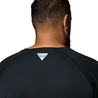Men's Columbia  Black Tennessee Volunteers Big & Tall Terminal Tackle Long Sleeve Omni-Shade T-Shirt