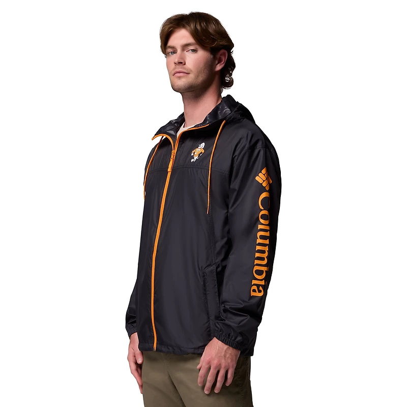 Men's Columbia Black Tennessee Volunteers Flash Challenger II Windbreaker