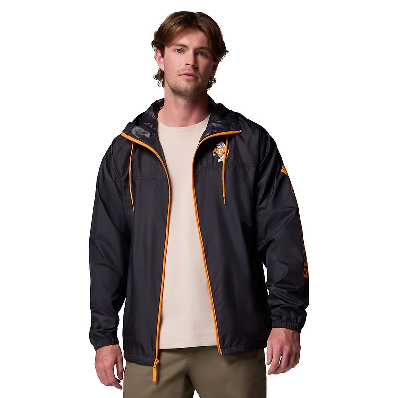 Men's Columbia  Black Tennessee Volunteers Flash Challenger II Windbreaker