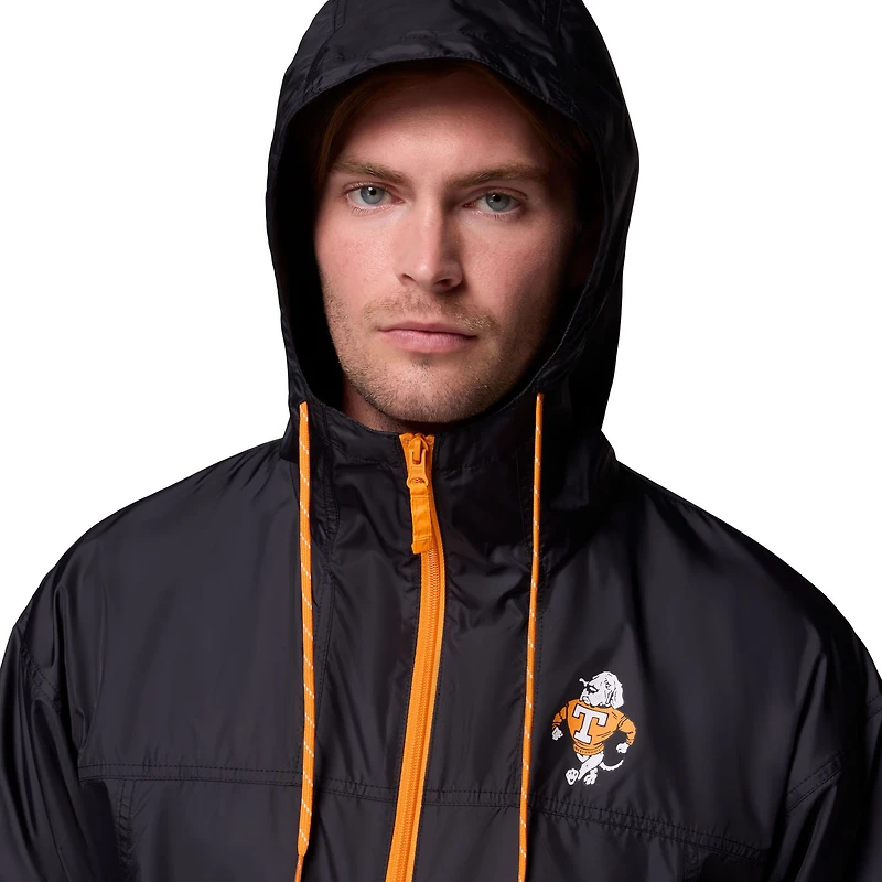 Men's Columbia  Black Tennessee Volunteers Flash Challenger II Windbreaker
