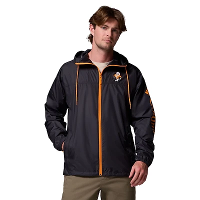 Men's Columbia  Black Tennessee Volunteers Flash Challenger II Windbreaker