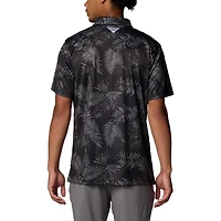 Men's Columbia Black Tennessee Volunteers PFG Super Terminal Tackle™ Omni-Shade™ Bangalows Polo