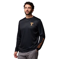 T-shirt à manches longues Columbia Tennessee Volunteers PHG Terminal Shot 3-Hit pour homme, noir