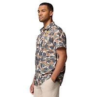Chemise boutonnée Columbia Camo Tennessee Volunteers Super Slack Tide Omni-Wick pour homme