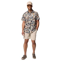 Men's Columbia Camo Tennessee Volunteers Super Slack Tide Omni-Wick Button-Up Shirt