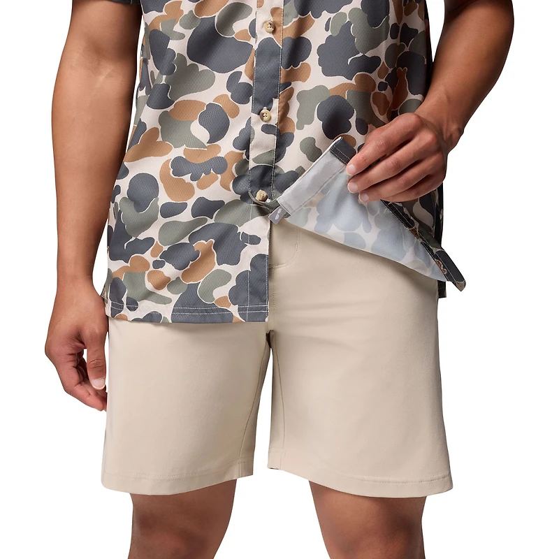 Men's Columbia Camo Tennessee Volunteers Super Slack Tide Omni-Wick Button-Up Shirt