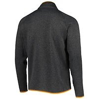 Men's Columbia Charcoal Tennessee Volunteers Canyon Point Omni-Shield Raglan Half-Zip Top