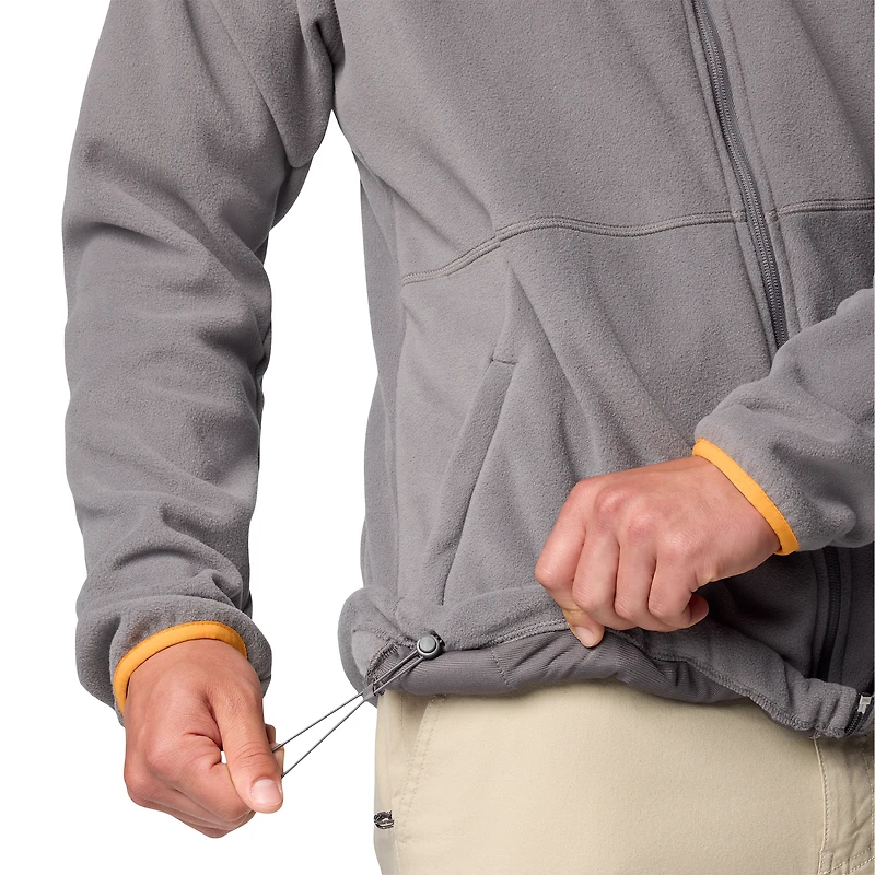 Men's Columbia  Gray Tennessee Volunteers Big & Tall Flanker™ IV Fleece Raglan Full-Zip Jacket