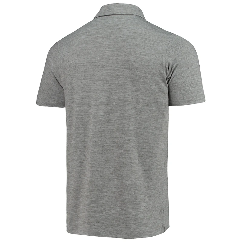 Men's Columbia Gray Tennessee Volunteers Tech Trail Omni-Shade Polo