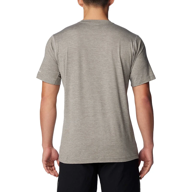 T-shirt gris Columbia Tennessee Volunteers Tech Trail Omni-Wick pour hommes